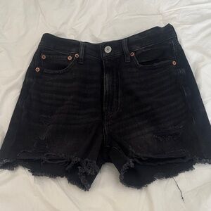 American Eagle Outfitters Black Jean Shorts